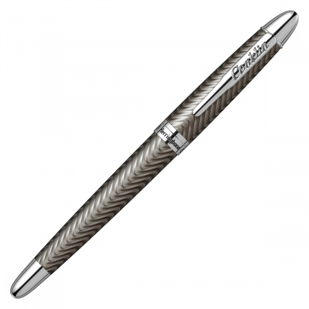 Stilou Conklin Herringbone Gun Metal [2]