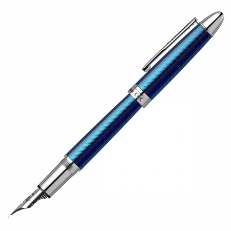 Stilou Conklin Herringbone Navy Blue [6]