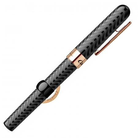 Stilou Conklin Mark Twain Crescent Filler Black Chase PGT, Conklin [6]