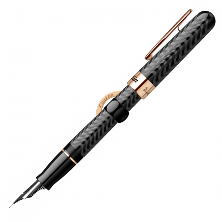 Stilou Conklin Mark Twain Crescent Filler Black Chase PGT, Conklin [13]