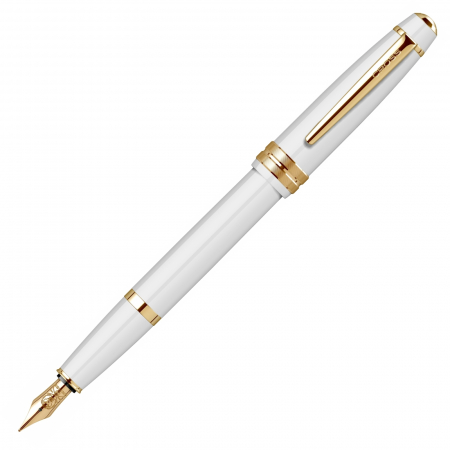 Stilouri clasice - Stilou Cross Bailey Light Glossy Resin White GT