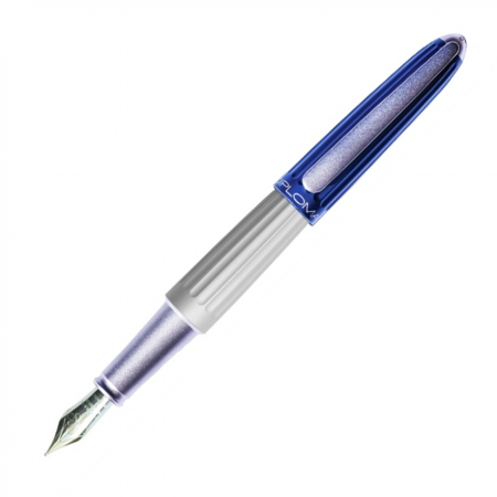 Nou! - Stilou Aero, Blue Silver, 14k Diplomat (Editie Limitata)
