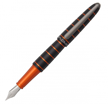 Stilouri clasice - Stilou Elox Ring Black-Orange, Diplomat