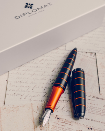 Stilou Elox Ring Black-Orange, Diplomat [3]
