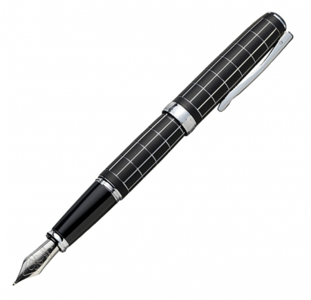 Stilou Excellence A2 Plus Rhomb Guilloche Black CT,Diplomat [4]