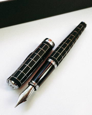 Stilou Excellence A2 Plus Rhomb Guilloche Black CT,Diplomat [2]