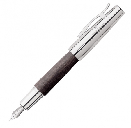 Stilou E-Motion Pearwood Negru Faber-Castell [1]