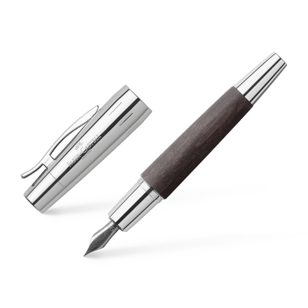 Stilouri clasice - Stilou E-Motion Pearwood Black, Faber-Castell