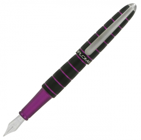 Stilouri clasice - Stilou Elox Ring Black Purple, Diplomat