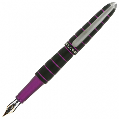 Elox - Stilou Elox Ring Black-Purple,penita 14k, Diplomat