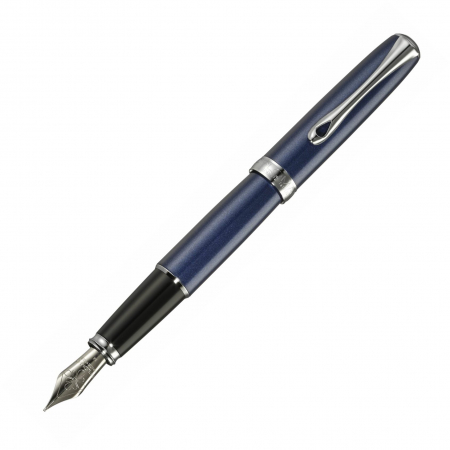 Stilouri de lux - Stilou Excellence A2 Midnight Blue Chrome, Diplomat