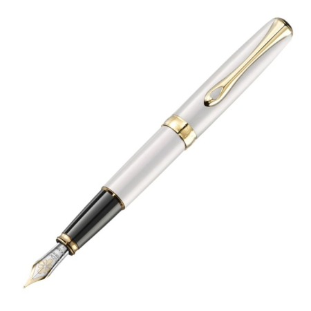 Stilouri - Stilou Excellence A2, Pearl White Gold 14kt, Diplomat