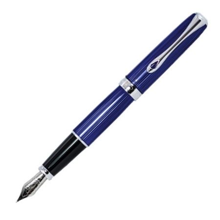 Excellence A2 - Stilou Excellence A2 Sky Line Blue Chrome, Diplomat