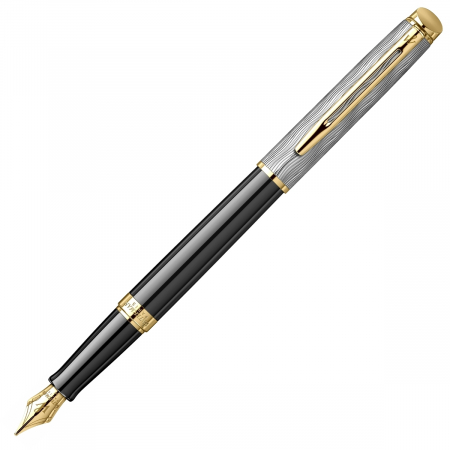 Waterman - Stilou Hemisphere SE DeLuxe Reflets De Paris Black GT, Waterman