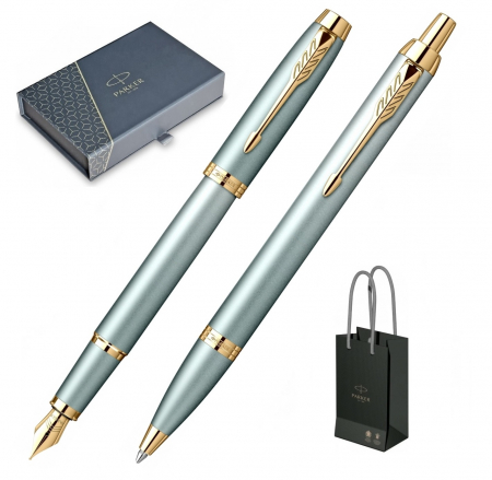 Pixuri IM Royal - Set Stilou + Pix IM Royal Writing Rituals Turquoise Green GT, Parker