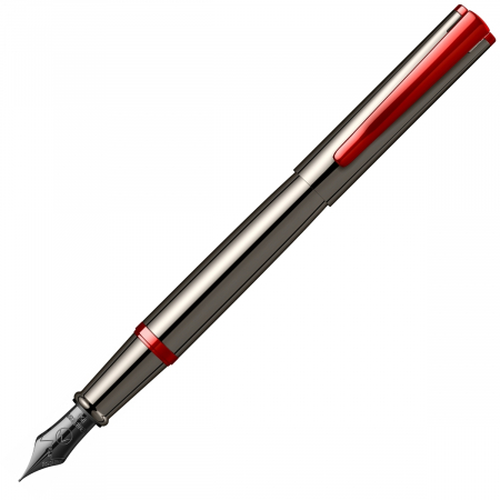 Stilouri clasice - Stilou Impressa Gun Metal Red RMT, Monteverde USA