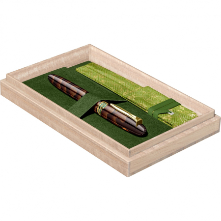 Stilou 18k Nib Izumo Yakumonuri Togi Yakumo GT 0.5 M, Platinum [5]