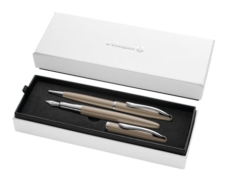Brand - Set Stilou + Pix Jazz P-K36 Noble Elegance Taupe, Pelikan