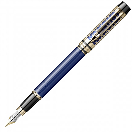 Waterman - Stilou LE Bleu De Paris GT Stilou 18k Nib, Waterman