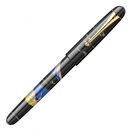 Stilou Maki-e Mt. Fuji And Ship GT 14k, Namiki [4]