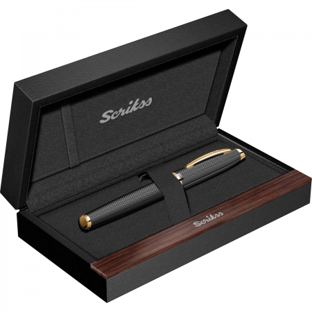Stilou Oscar 390  Matt Black Gold GT, Scrikss [3]