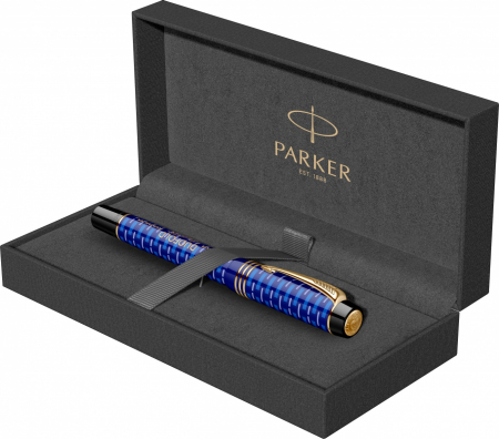 Stilou Parker Duofold Royal LE 100th Anniversary Blue GT, Centennial 18k [1]