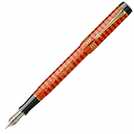 Stilouri de lux - Stilou Parker Duofold Royal LE 100th Anniversary Red GT, Centennial 18k