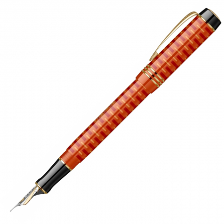 Stilou Parker Duofold Royal LE 100th Anniversary Red GT, Centennial 18k [6]