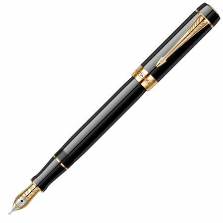 Stilouri de lux - Stilou Parker Duofold Royal Centennial Black GT