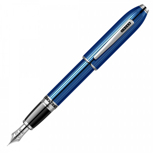 Stilouri de lux - Stilou Peerless Engraved QUARTZ BLUE PTT, Cross