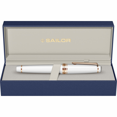 Stilou Pro Gear White PGT Regular Size 21K, Sailor [7]