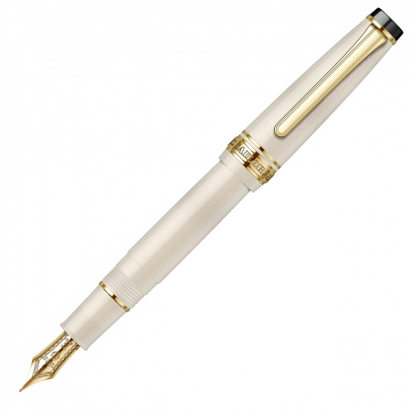 Stilouri Slim Size - Stilou Pro Gear Meigetsu Ivory GT, Slim Size 14K, Sailor