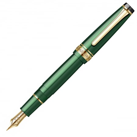 Professional Gear - Stilou Pro Gear Slim Size 4 Seasons Shikiori Manyou Green GT 14K, Sailor