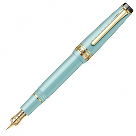 Professional Gear - Stilou PG Slim Size 4 Seasons Shikiori Sky Blue GT 14K, Sailor