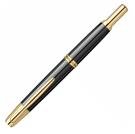 Stilou Capless Gold Trim Black, Pilot [2]