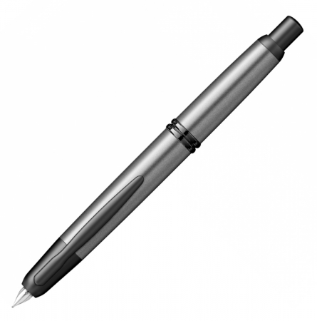 Stilouri de lux - Stilou Pilot Capless Matte Black Trim Grey