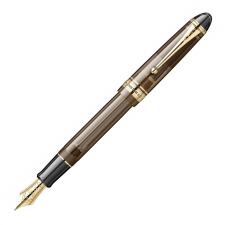 Seturi Platinum - Stilou Custom 823 Transparent Brown, Pilot