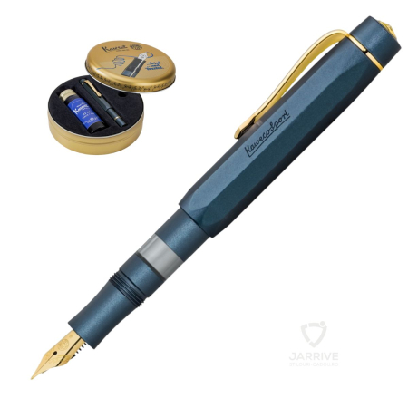 Brand - Stilou Piston Sport AL Starter Navy-Gold, Kaweco