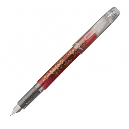 Stilouri Scolare - Stilou Platinum Preppy WA Asa-no-ha F Rosu