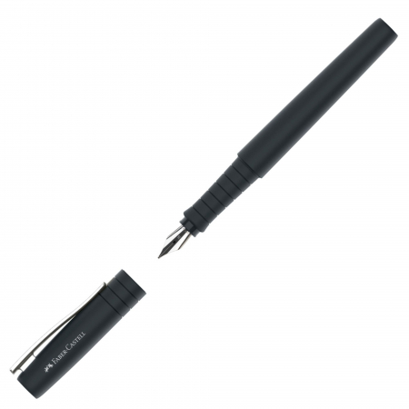 Stilouri Scolare - Stilou Poly Pen Negru, Faber-Castell