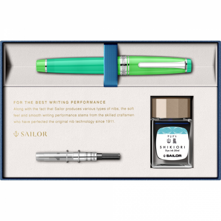 Stilouri - Stilou Pro Gear Aurora Borealis RHT Regular Size 21K, Sailor