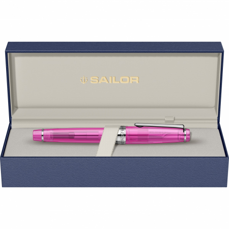 Stilou Pro Gear Slim Size Transparent Pink RHT 14K Sailor [6]