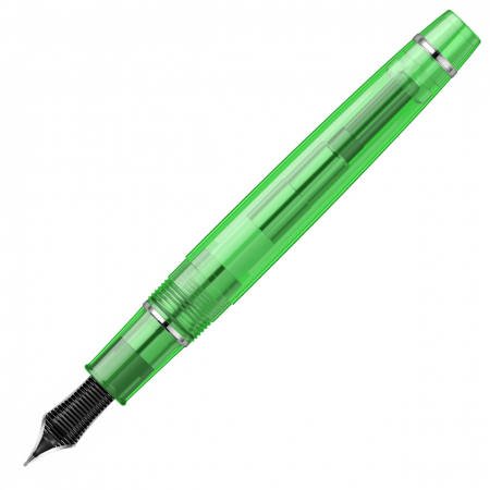 Stilou Pro Gear Transparent Green RHT, Slim Size 14K, Sailor [6]