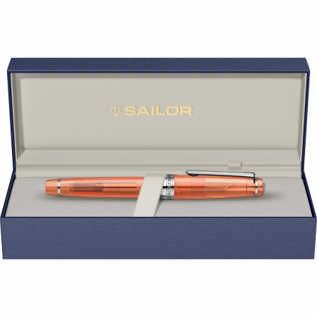 Stilou Pro Gear Transparent Orange RHT Slim Size 14K, Sailor [9]