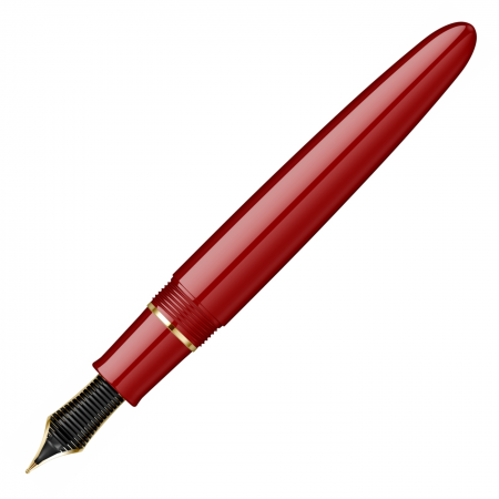 Stilou Sailor King of Pens Ringless Urushi Crimson Red GT, King Size 21k [9]