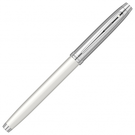 Stilou Sheaffer 100 Glossy White & Brushed Chrome NT [1]