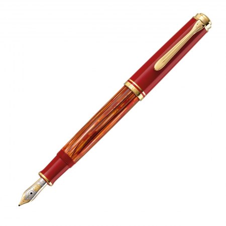 Stilouri - Stilou Souveran M600 Tortoiseshel Red, Pelikan