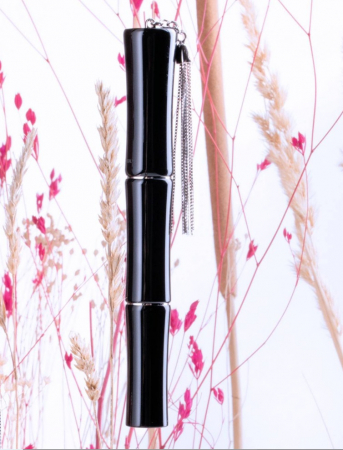 Stilou Tibaldi Bamboo Rich Black Resin FP with Sterling Silver Tassel [3]