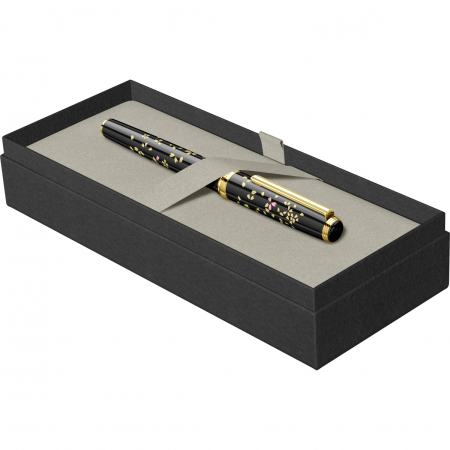 Stilou Vicoh Kanazawa Gold Leaf Swirling Petals of Cherry Blossom GT, Platinum [1]