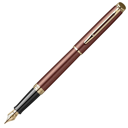 Stilouri clasice - Stilou Waterman Hemisphere Understated Edit Copper Red GT